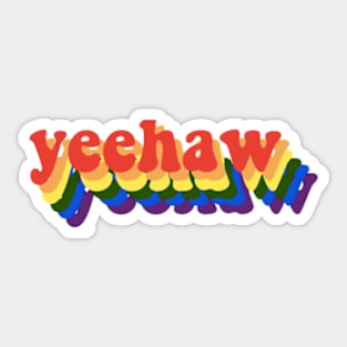 yeehaw Sticker